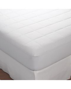 Mattress Pad: Quilted QUEEN 15" Fitted 59 x 80; HD Gold: Microfiber Top & P/C Back