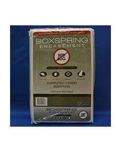 Boxspring Encasement:  QUEEN 61x81x10  Zippered; 2 Ply Non-woven;