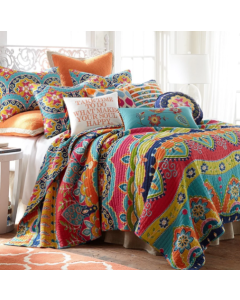 Quilt Set: Amelie -TWIN, w/1 Standard Sham