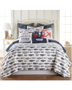 Quilt Set: Bakio FULL/QUEEN ,w/2 Standard Shams