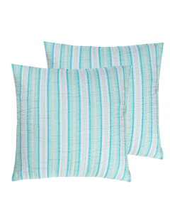 Pillow SHAM: Beach Days EURO size ,(Set of 2), 26"x26"