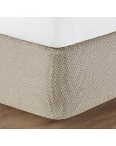 Box Spring Wrapper; Full/Queen Diamond 59x79x9; color: Khaki