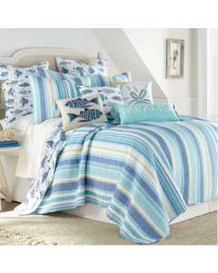 Quilt Set: Laida -FULL/QUEEN ,w/2 Standard Shams