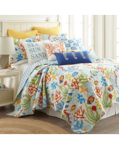 Quilt Set: Portofino-TWIN, w/1 Standard Sham